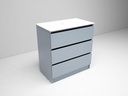 Colección Ballota - Mueble Serena - Color Azul Denim