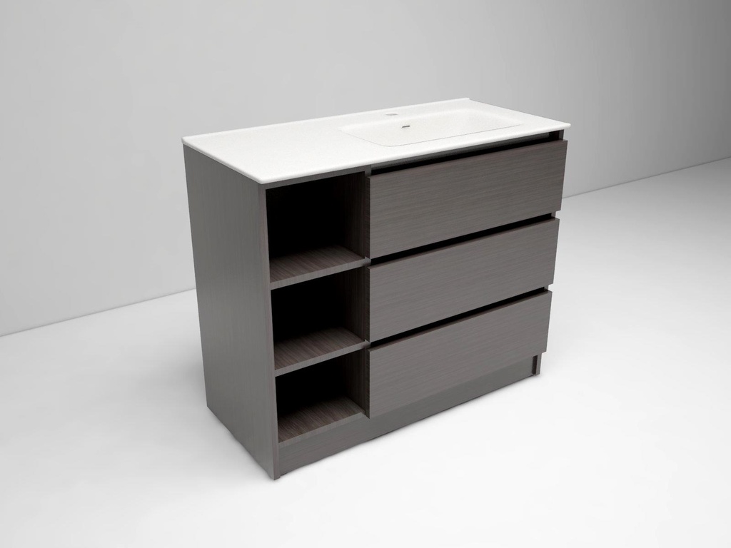 Colección Ballota - Mueble Luzia - Color Antracita Metálica Fina